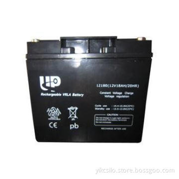 Black Maintenance Free 12v UPS Lead Acid Battery with ABS C